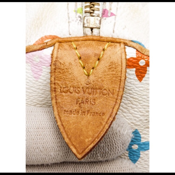 Louis Vuitton White Multicolor Monogram Speedy 30 - Picture 8 of 8